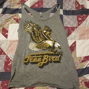 Vintage free bird tank top